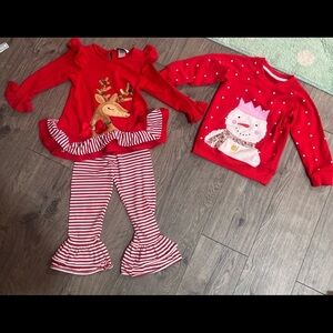Toddler girl Christmas outfits